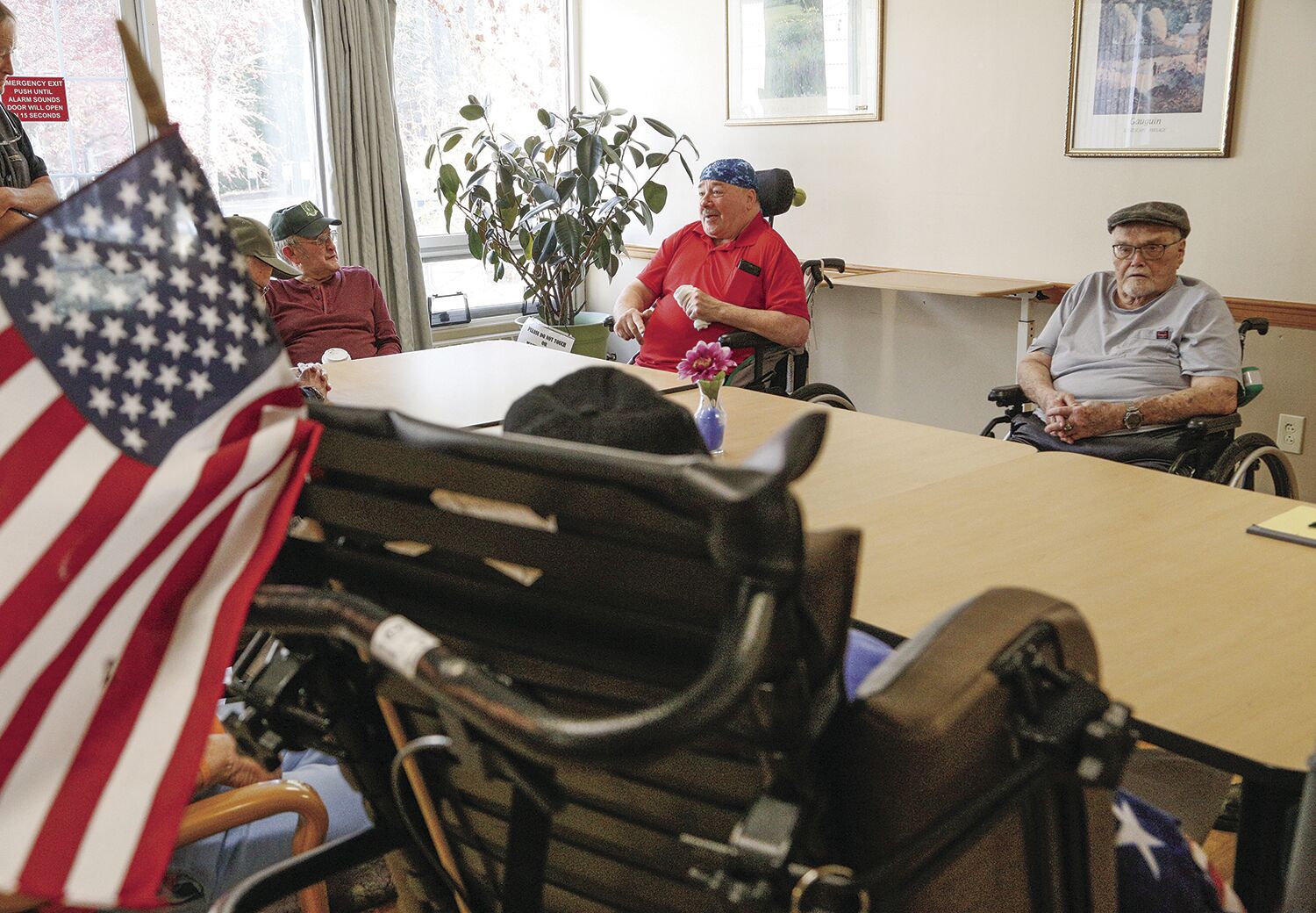 Weekly sharing forum helps vets, others at Merriman House
